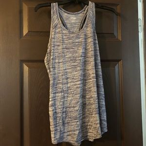 Purple athletic tank top